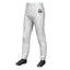 Custom White Navy Pinstripe Fit Stretch Practice Pull Up Baseball Pants