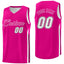 Custom Basketball Jersey Pink Classic Tops Men/Boy Athletic Basketball Jersey