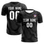 Custom Black White Training Uniform For Men Soccer Sets Jersey