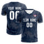 Custom Navy Classic Graffiti Pattern Sportswear Soccer Tops/Sets Jersey