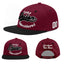 Custom Crimson Black White Orange 3D Puff Embroidery Flat Embroidery Casual Sport Baseball Cap