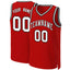 Custom Red White-Black Classic Tops Basketball Jersey