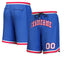 Custom Royal White-Red Personalized Basketball Shorts