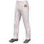 Custom White Crimson Pinstripe Fit Stretch Practice Loose-fit Baseball Pants