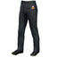 Custom Black Powder Blue Pinstripe Fit Stretch Practice Loose-fit Baseball Pants