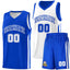 Custom Royal White Double Side Sets Men Basketball Jersey