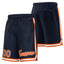 Custom Navy Orange-White Sport Basketball Shorts