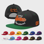 Custom Black Kelly Green 3D Puff Embroidery Flat Embroidery Casual Sport Baseball Cap