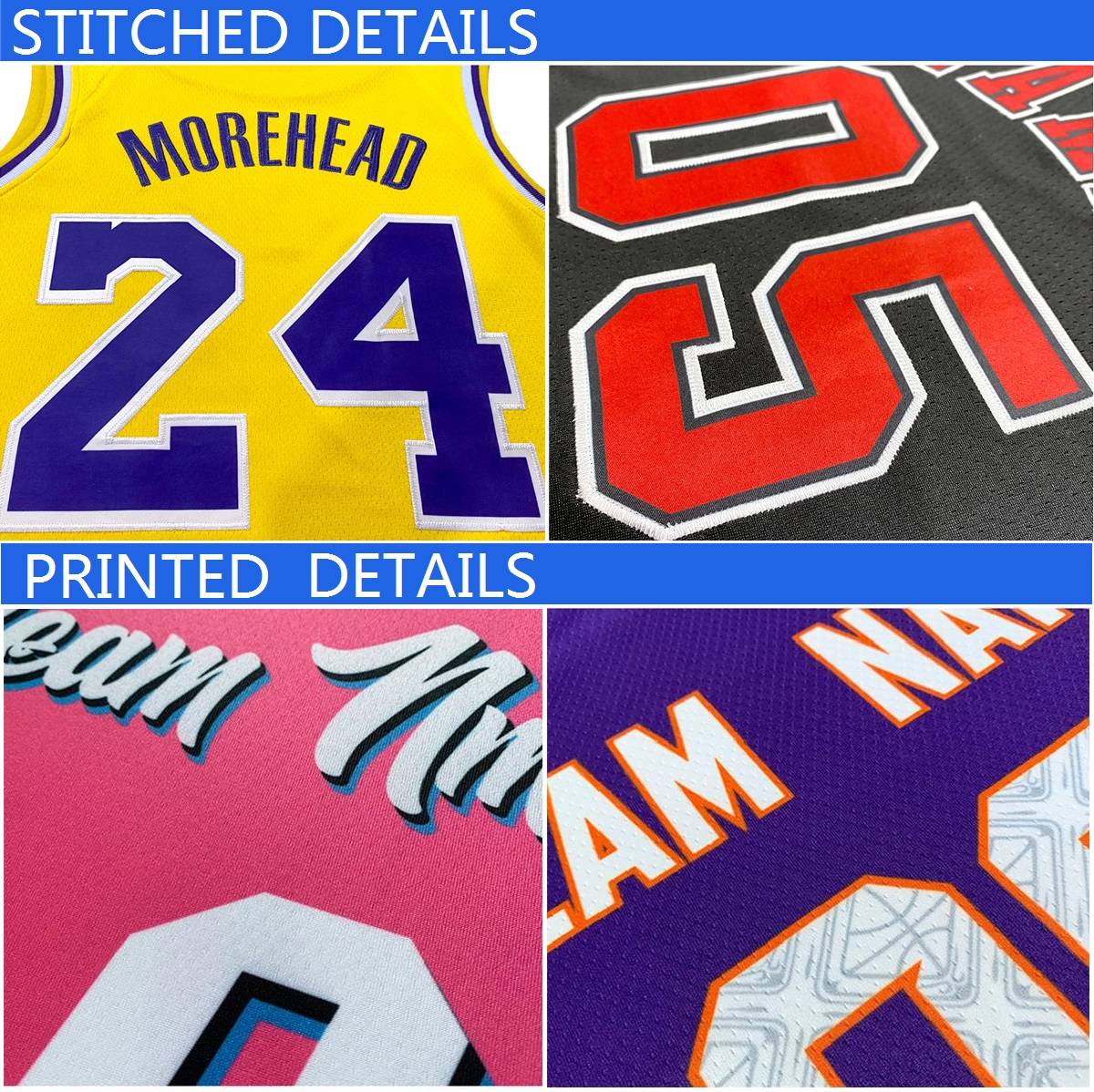 Custom Blue Orange-Black Gradient Fashion Tops Basketball Jersey