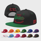 Custom Black Kelly Green 3D Puff Embroidery Flat Embroidery Casual Sport Baseball Cap
