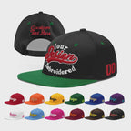 Custom Black Kelly Green 3D Puff Embroidery Flat Embroidery Casual Sport Baseball Cap