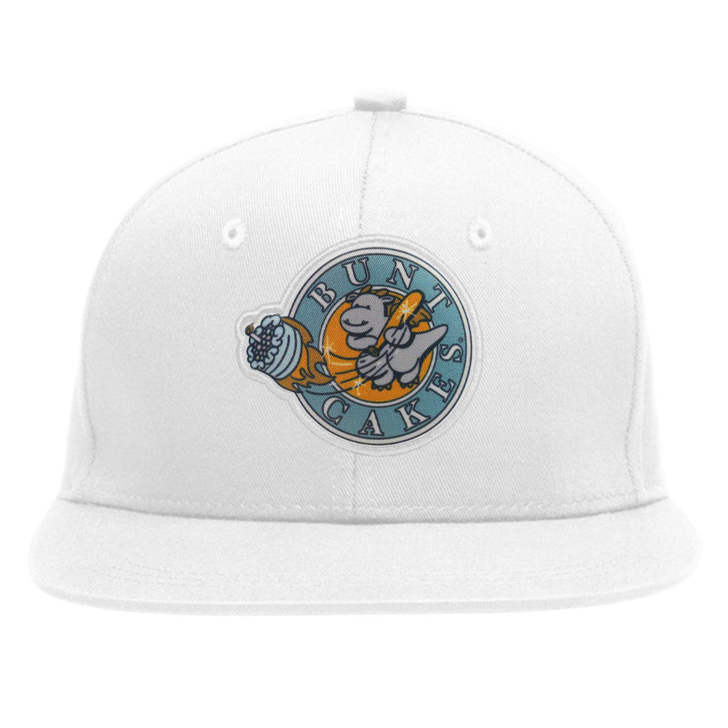 Custom White 3D Puff Embroidery Flat Embroidery Flat Eaves Sport Baseball Cap Design for Men/Women/Youth