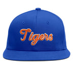 Custom White 3D Puff Embroidery Flat Embroidery Flat Eaves Sport Baseball Cap Design for Men/Women/Youth