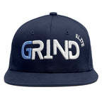 Custom White 3D Puff Embroidery Flat Embroidery Flat Eaves Sport Baseball Cap Design for Men/Women/Youth