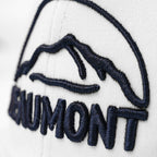 Custom White 3D Puff Embroidery Flat Embroidery Flat Eaves Sport Baseball Cap Design for Men/Women/Youth