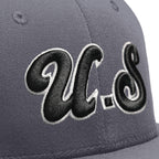 Custom White 3D Puff Embroidery Flat Embroidery Flat Eaves Sport Baseball Cap Design for Men/Women/Youth