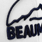 Custom White 3D Puff Embroidery Flat Embroidery Flat Eaves Sport Baseball Cap Design for Men/Women/Youth