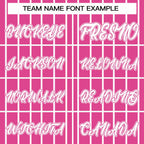 Custom Pink White Stripe Fashion Design Full Button Authentic Baseball Jersey
