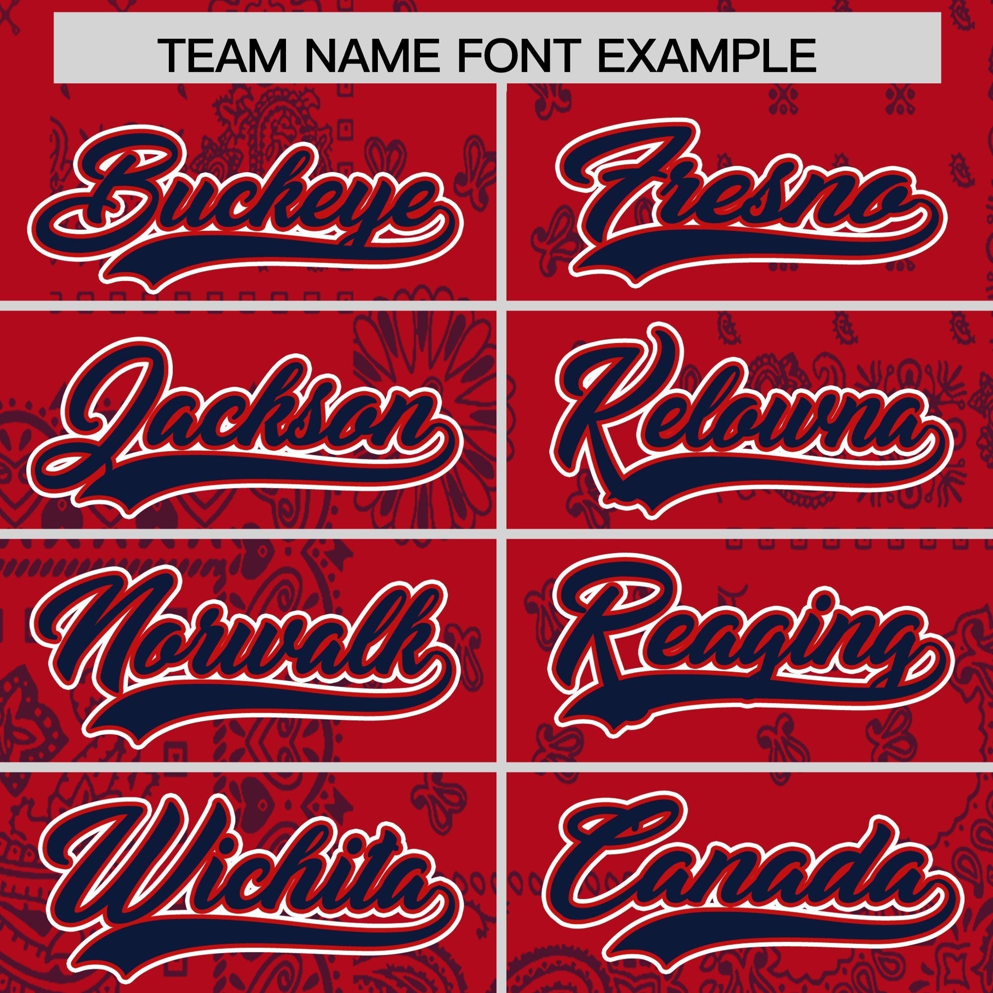 Custom Navy Red White Cashew Flower Graffiti Pattern V-Neck Hockey Jersey