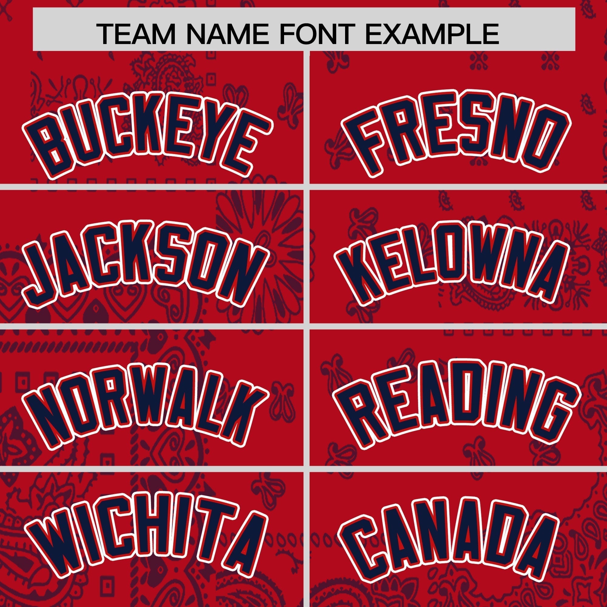 Custom Navy Red White Cashew Flower Graffiti Pattern V-Neck Hockey Jersey