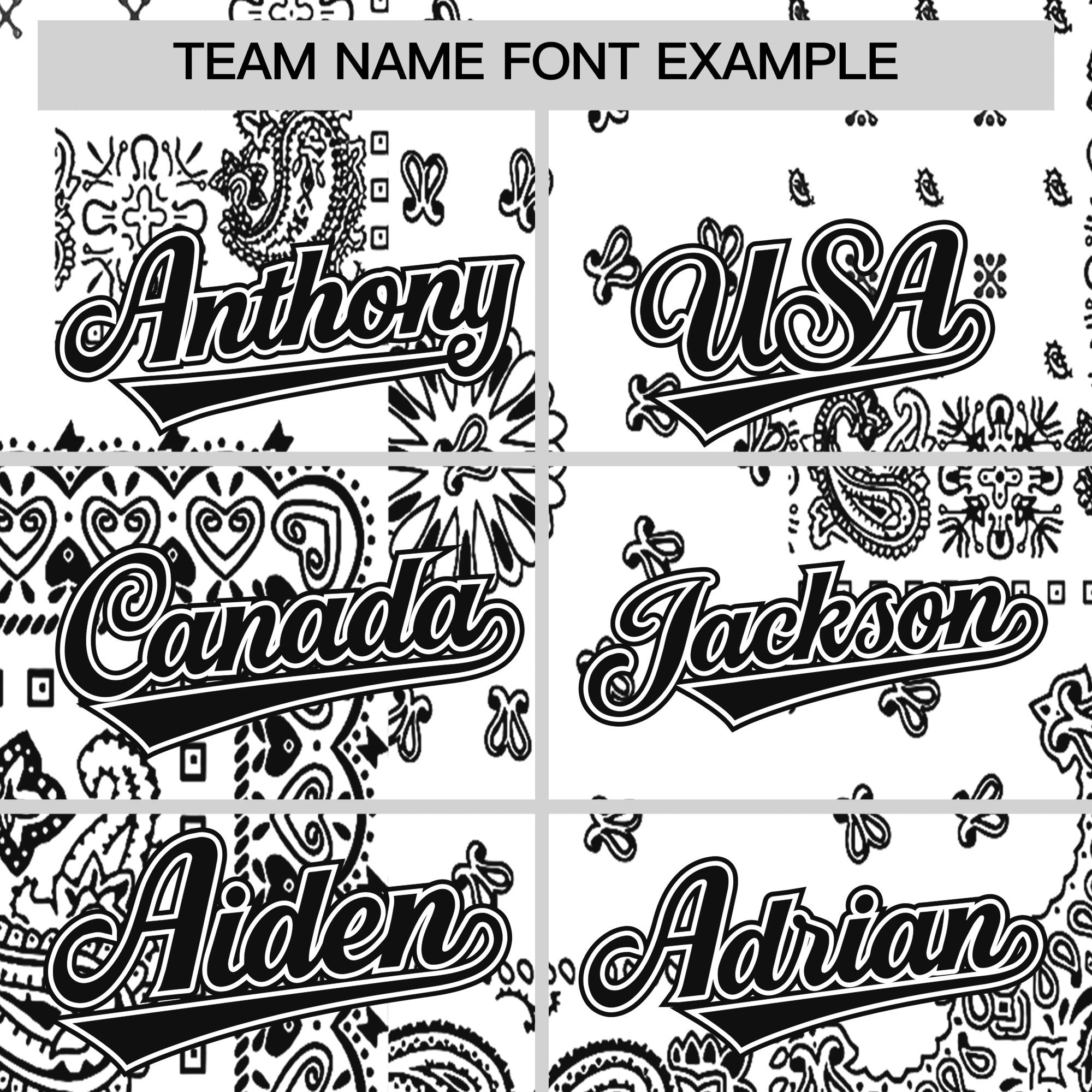 Custom Black White Cashew Flower Graffiti Pattern V-Neck Hockey Jersey