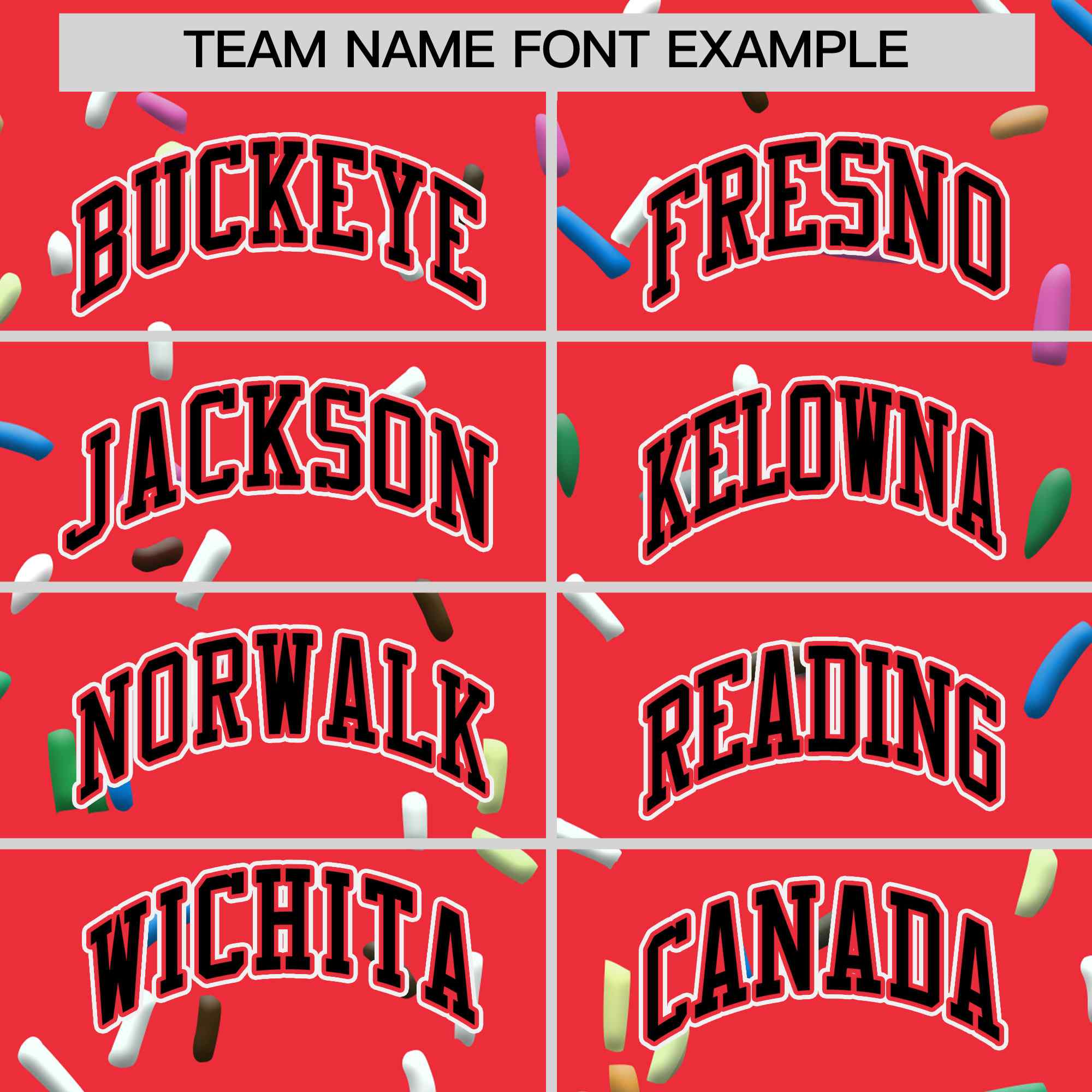 Custom Light Red Black Ice Cream Pattern Personalized V-Neck Hockey Jersey