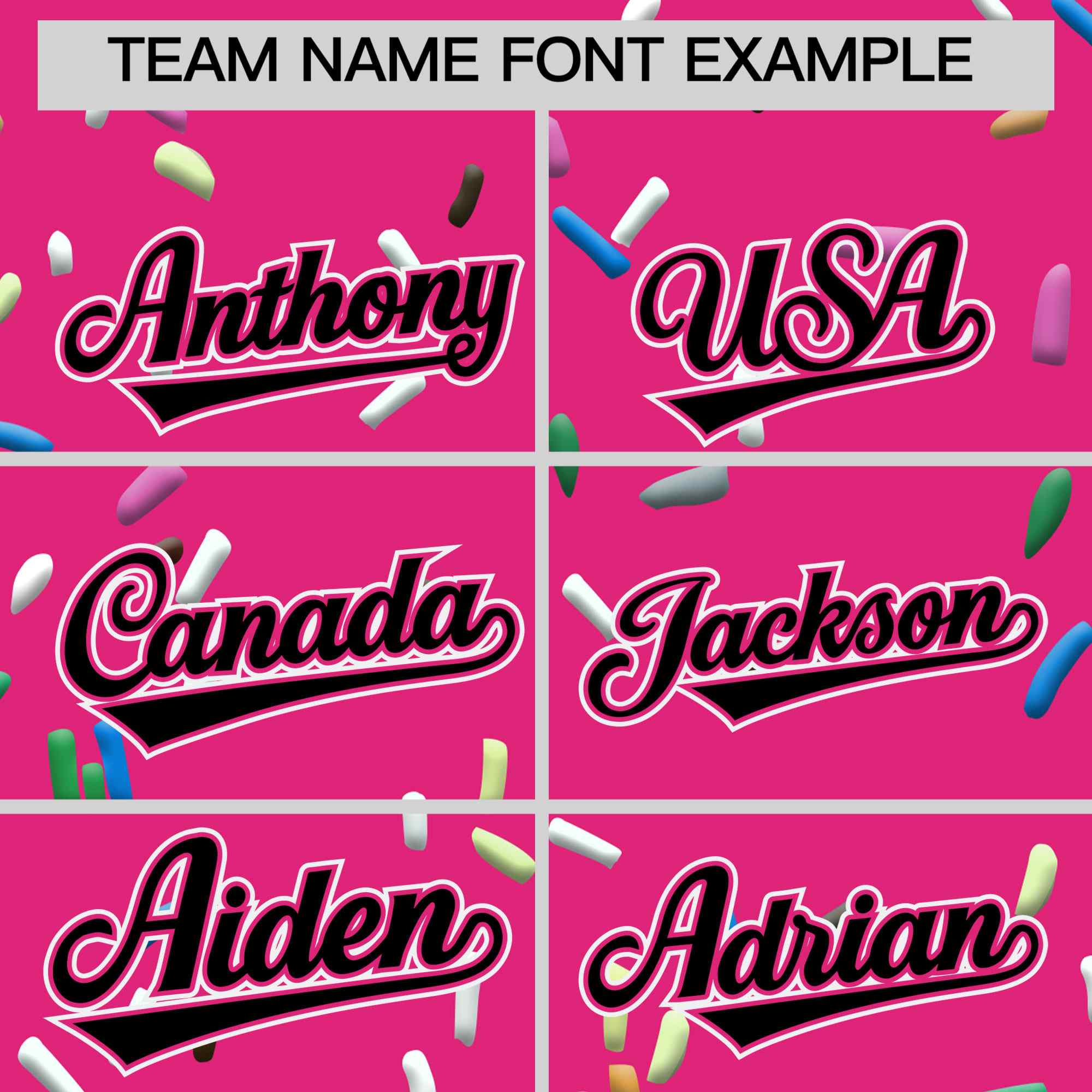 Custom Rose Red Black Ice Cream Pattern Personalized V-Neck Hockey Jersey