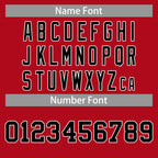 Custom Red Black-White Classic Tops Casual Basketball Jersey
