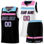 Fans-Made | Custom White Red Black-Light Blue Double Side Sets Basketball Uniform-Arizona Driven ¨C Available for Reorder