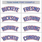 Custom Black Blue-Orange Personalized Basketball Shorts