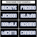Custom Black White-Blue Personalized Basketball Shorts