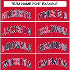 Custom Red Navy-White Personalized Basketball Shorts
