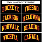 Custom Black Yellow-Red Personalized Basketball Shorts