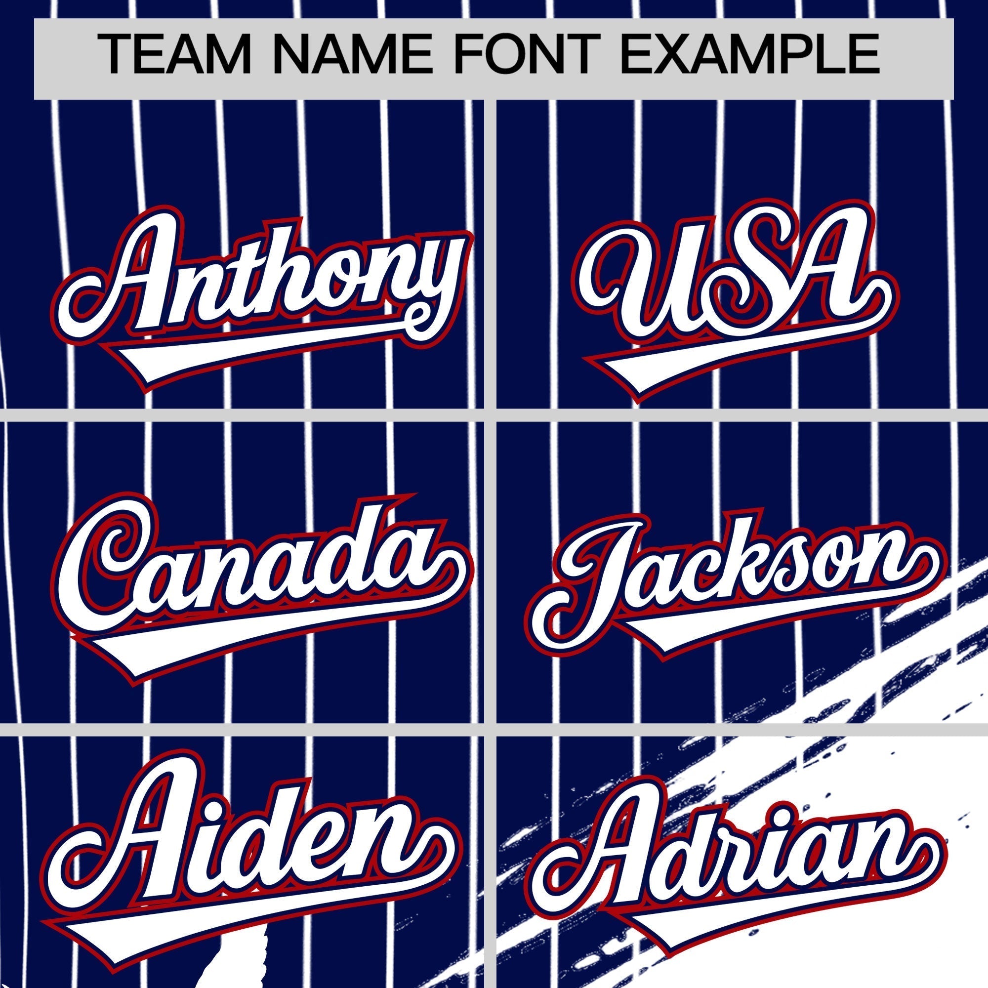 Custom Navy Baseball Jersey Graffiti Pattern Independence Day