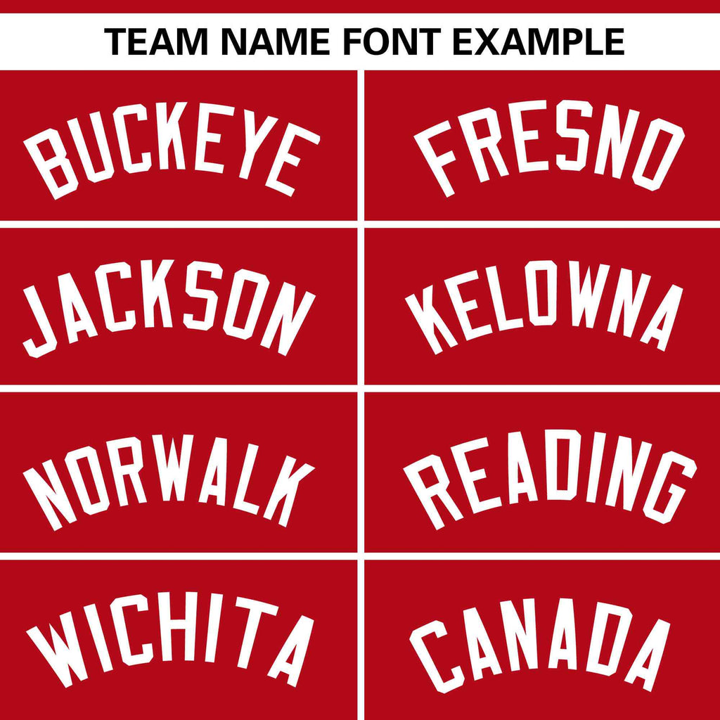 Custom Red White Gradient Side Personalized Star Pattern Authentic Baseball Jersey