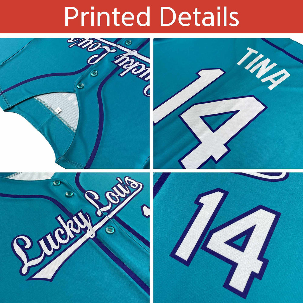 Custom Dark Blue American Flag Design Personalized Baseball Jersey