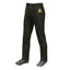 Custom Black Old Gold Pinstripe Fit Stretch Practice Loose-fit Baseball Pants