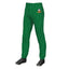 Custom Kelly Green White Pinstripe Fit Stretch Practice Pull Up Baseball Pants