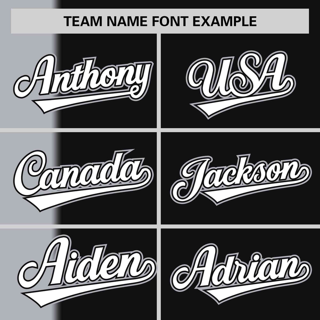 Custom Gray Black Gradient Stripe Fashion Authentic Two-Button Softball Jersey