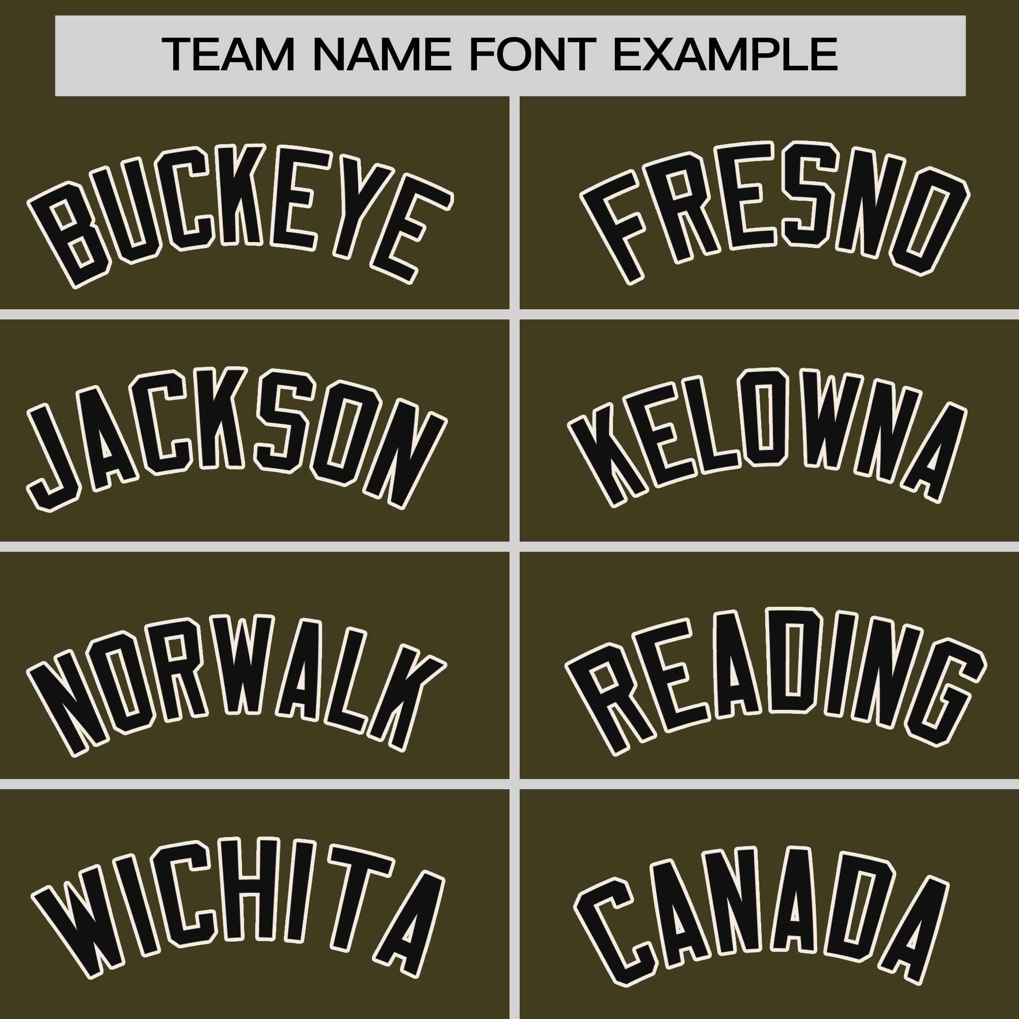 Custom Olive Black-Cream Stripe Fashion Raglan Sleeves Authentic Two-Button Softball Jersey