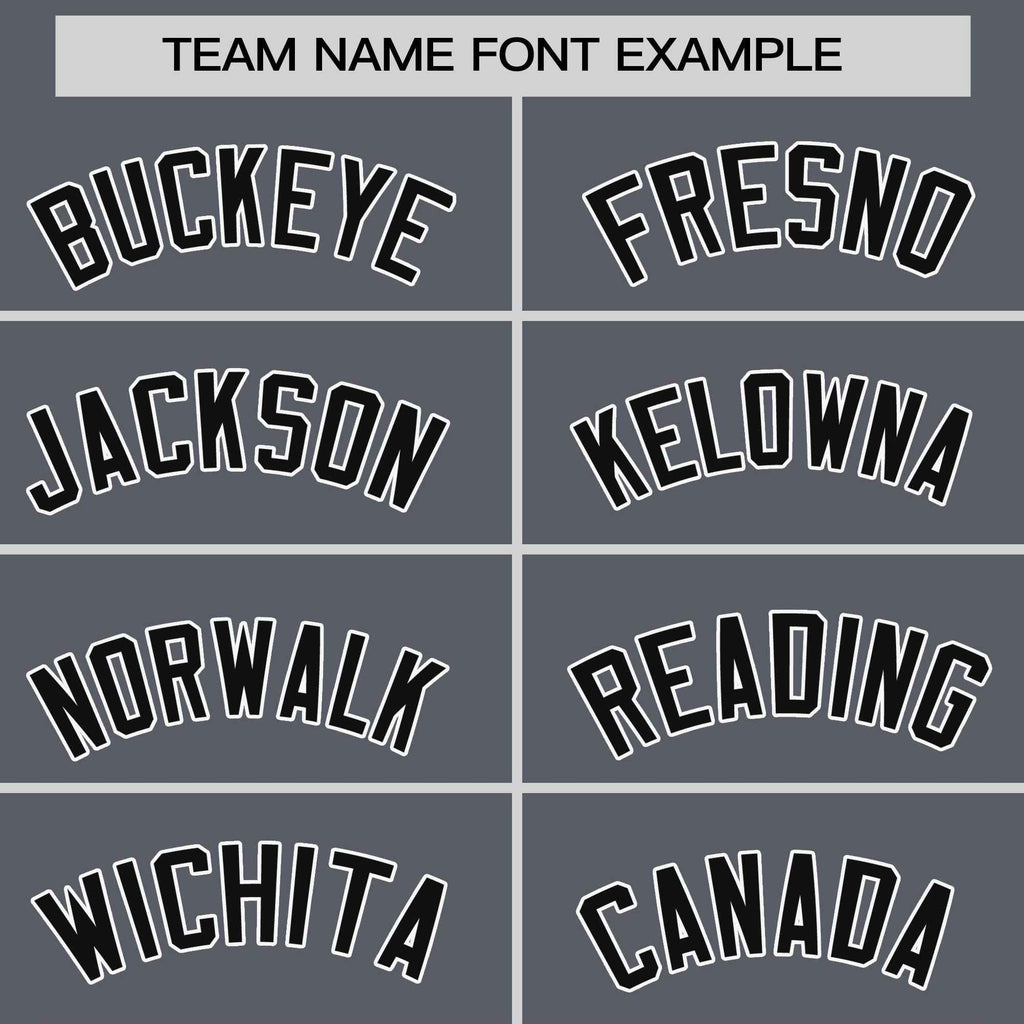 Custom Dark Gray Black-Gray Stripe Fashion Raglan Sleeves Authentic Two-Button Softball Jersey