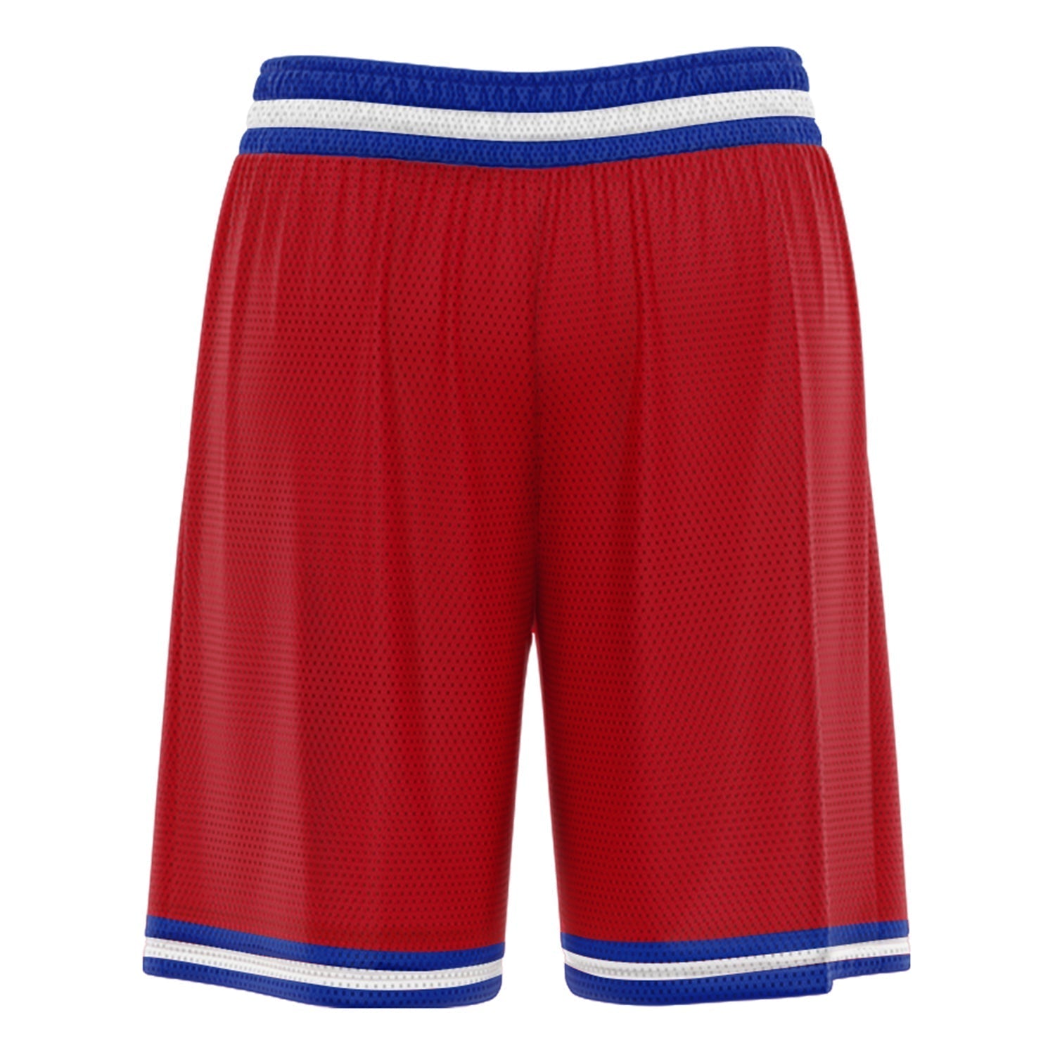 Custom Red Blue White Basketball Shorts Secondary image