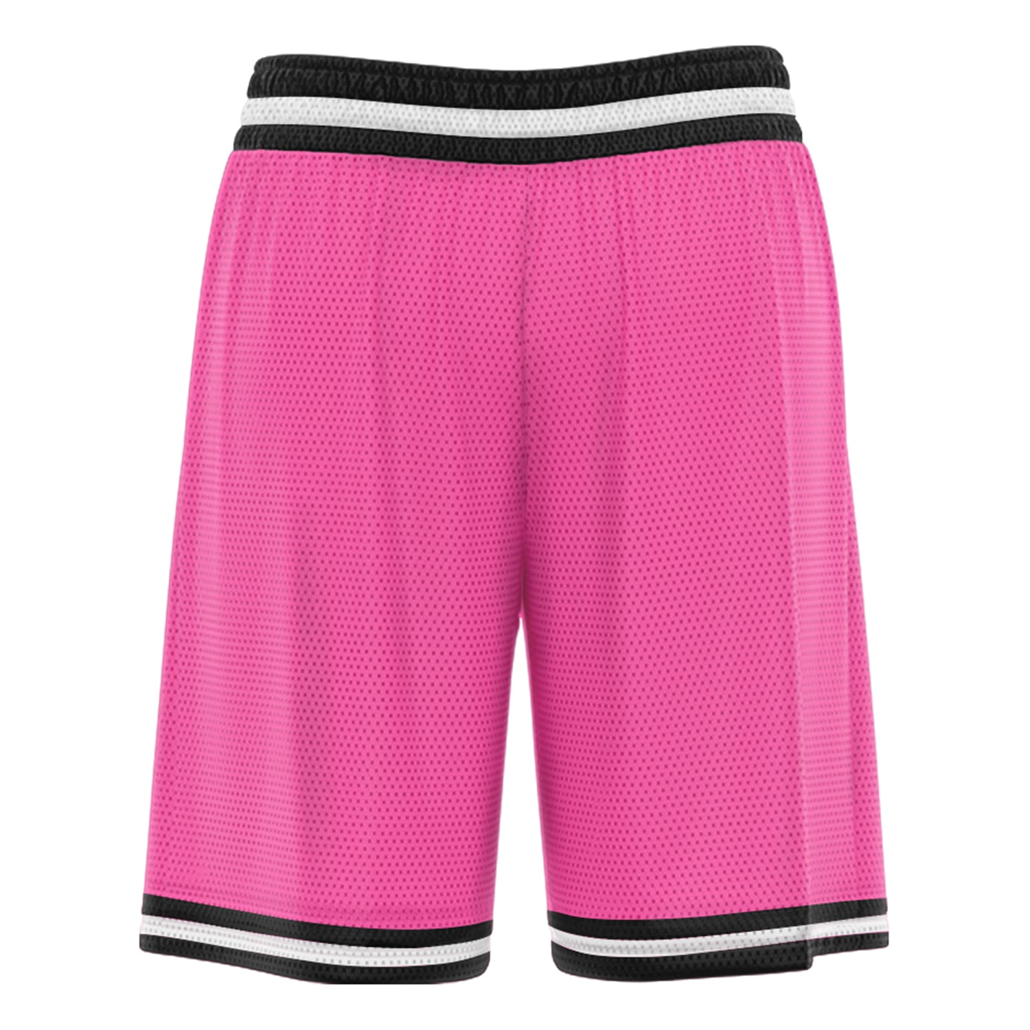 Custom Pink Black Basketball Shorts Secondary image