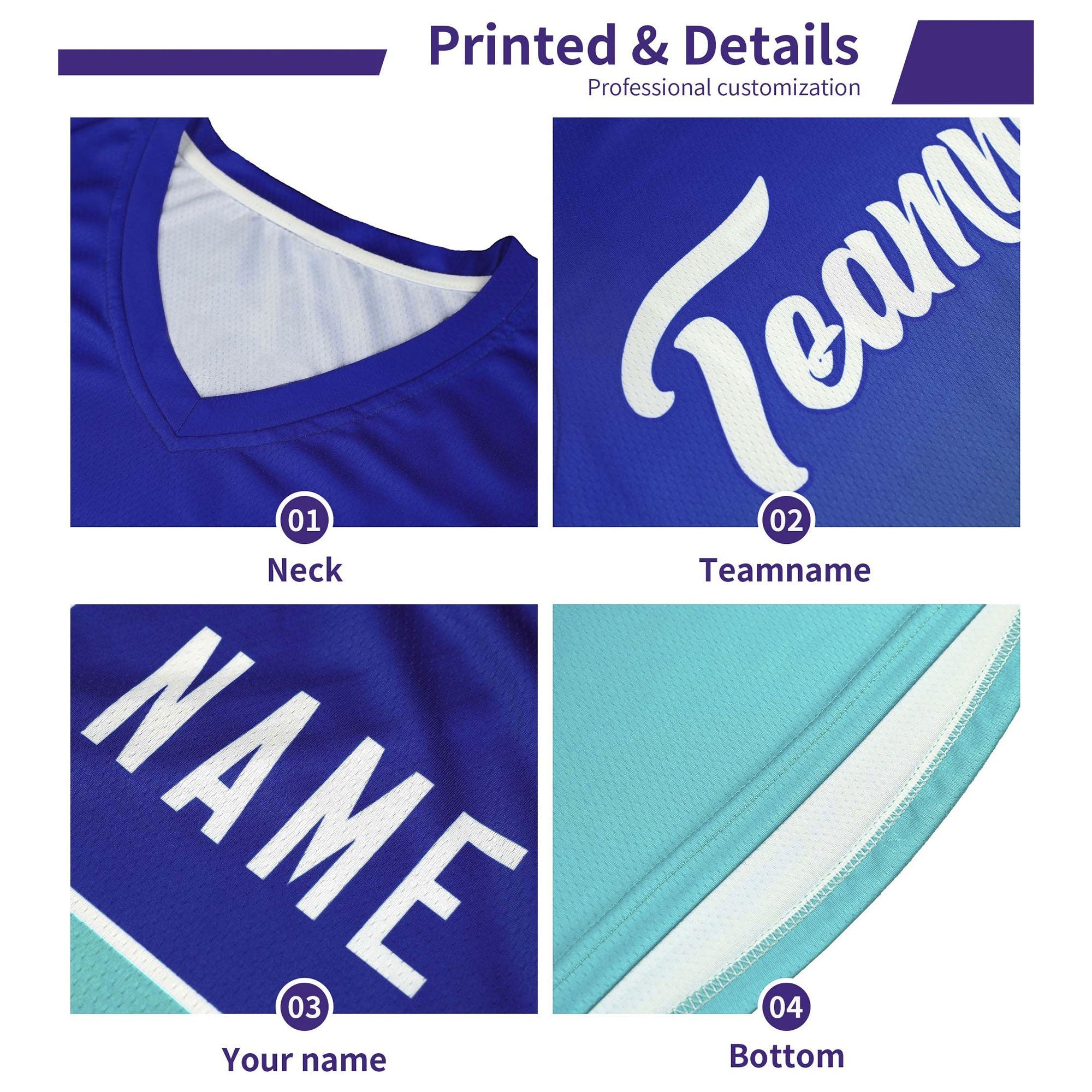 Custom Black Light Blue Classic Tops Athletic Casual Basketball Jersey