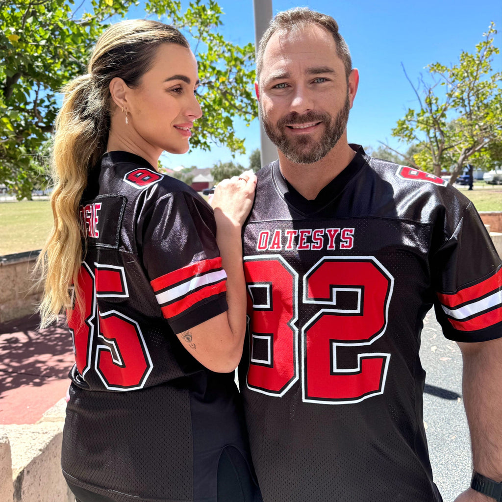 Custom Navy White Classic Style Mesh Authentic Football Jersey