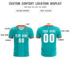Custom Green Classic Striped Personalized Soccer Tops/Sets Jersey