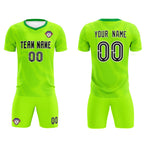 Custom Neon Green Kelly Green Training Uniform For Men Soccer Sets Jersey