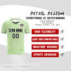 Custom Green Classic Graffiti Pattern Sportswear Soccer Tops/Sets Jersey