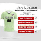 Custom Green Classic Graffiti Pattern Sportswear Soccer Tops/Sets Jersey