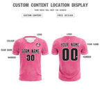 Custom Pink Classic Graffiti Pattern Sportswear Soccer Tops/Sets Jersey